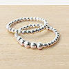 Home 11 bague 2 anneaux argent Aro 100 PS 1